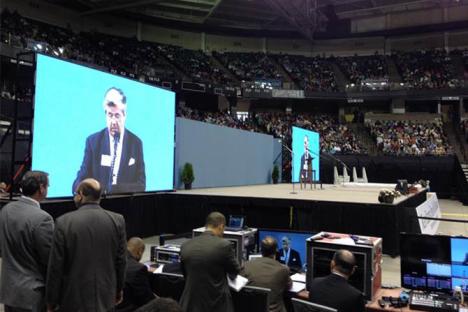 美國室內(nèi)LED顯示屏項(xiàng)目